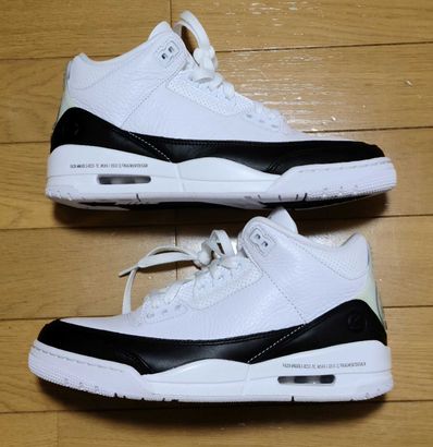 Fragment × Nike Air Jordan 3 "White/Black"