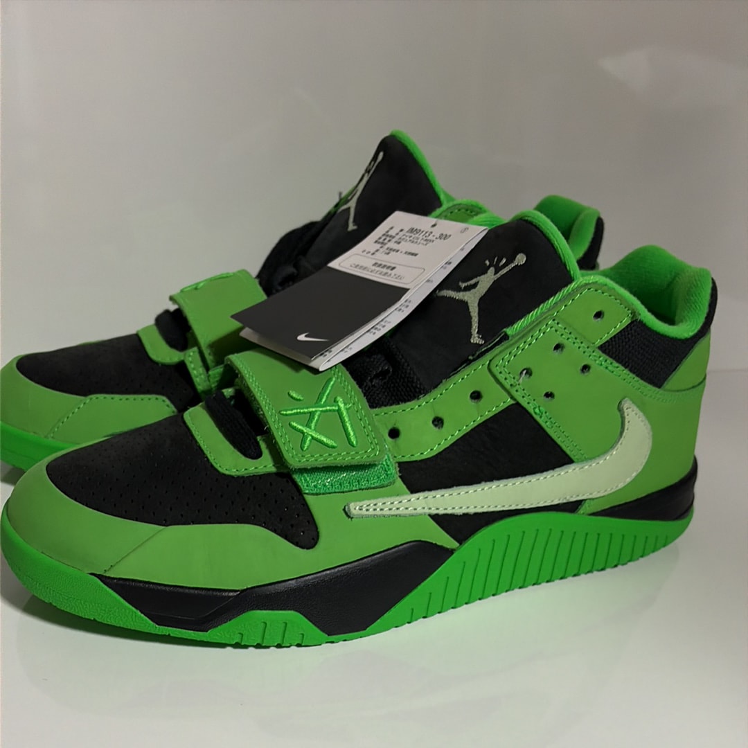 Travis Scott × Nike Jordan Jumpman Jack CJ1 T-Rexx "Green Spark"