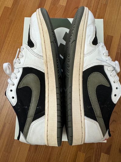 Travis Scott × Nike Women's Air Jordan 1 Low OG "Medium Olive"