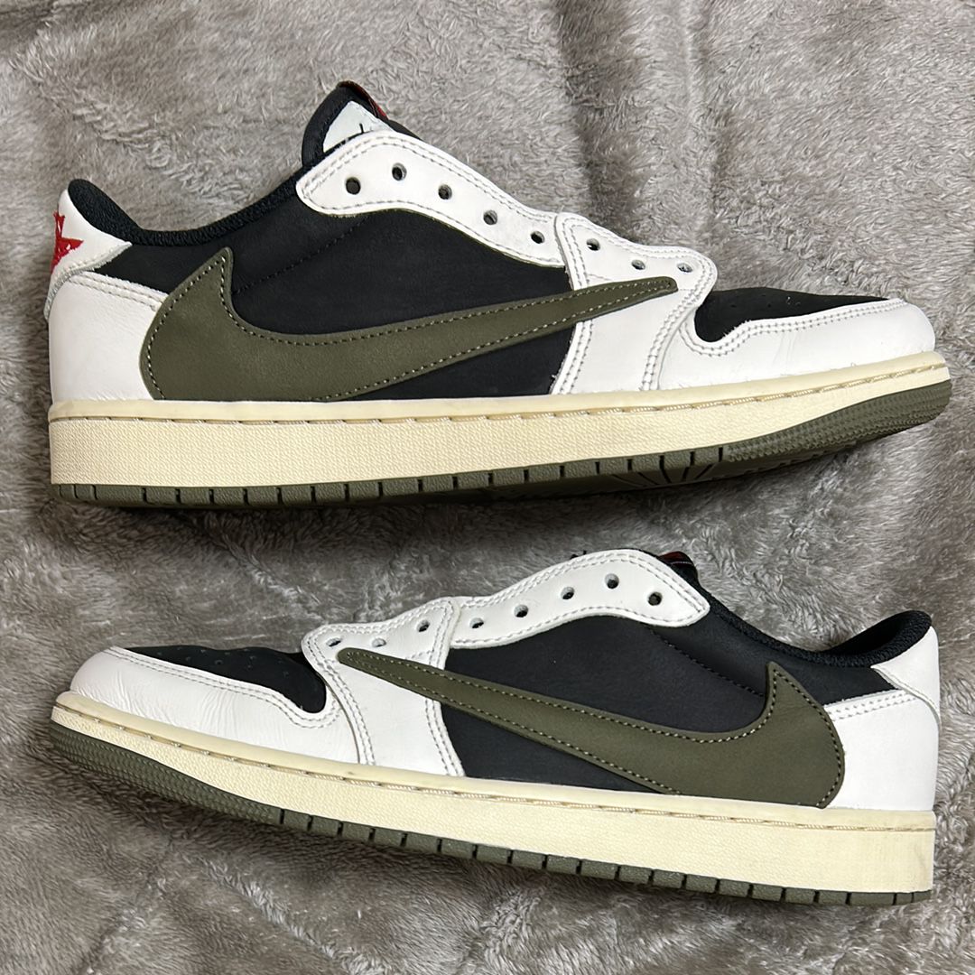 Travis Scott × Nike Women's Air Jordan 1 Low OG "Medium Olive"