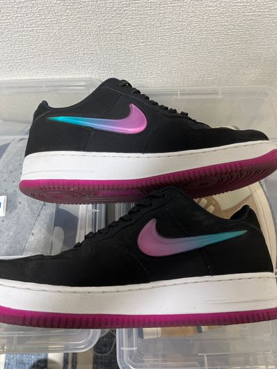 NIKE AIR FORCE 1 LOW JELLY JEWEL BLACK