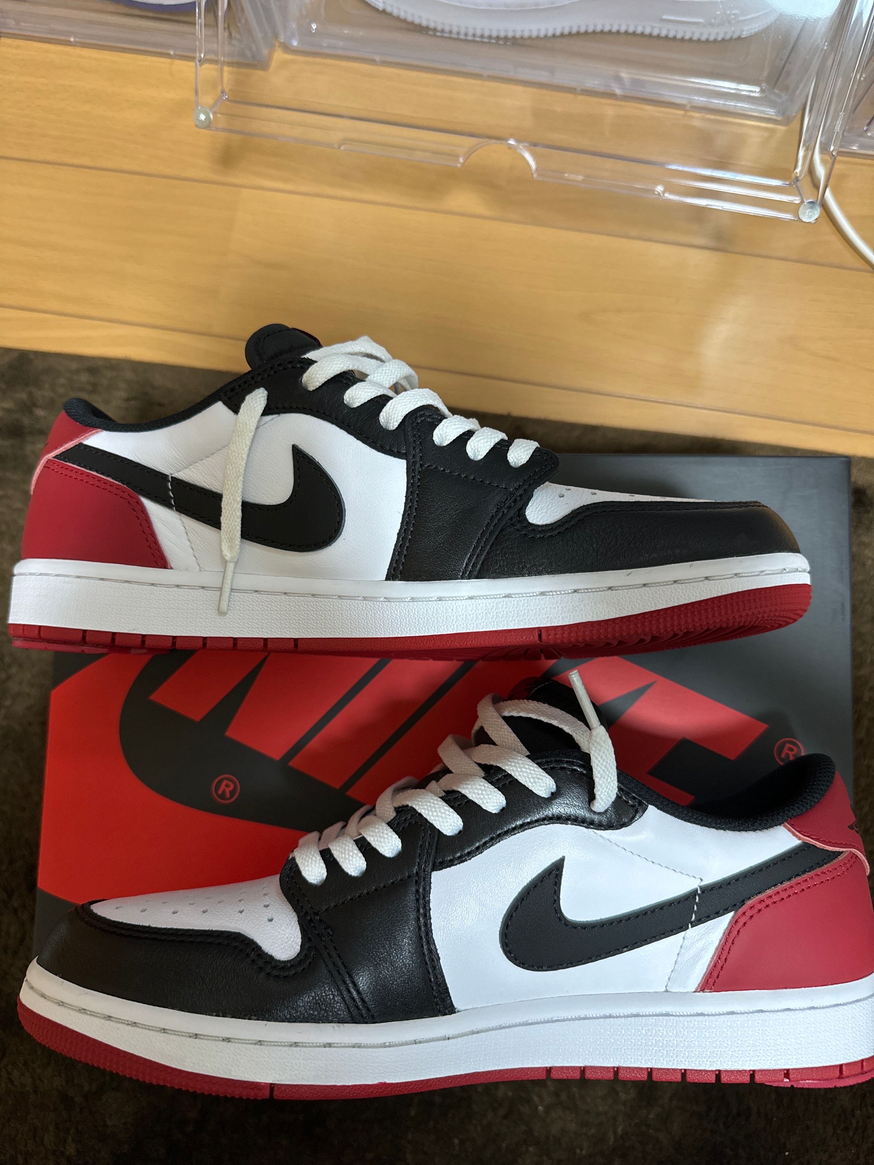 Nike Air Jordan 1 Retro Low OG "Black Toe"