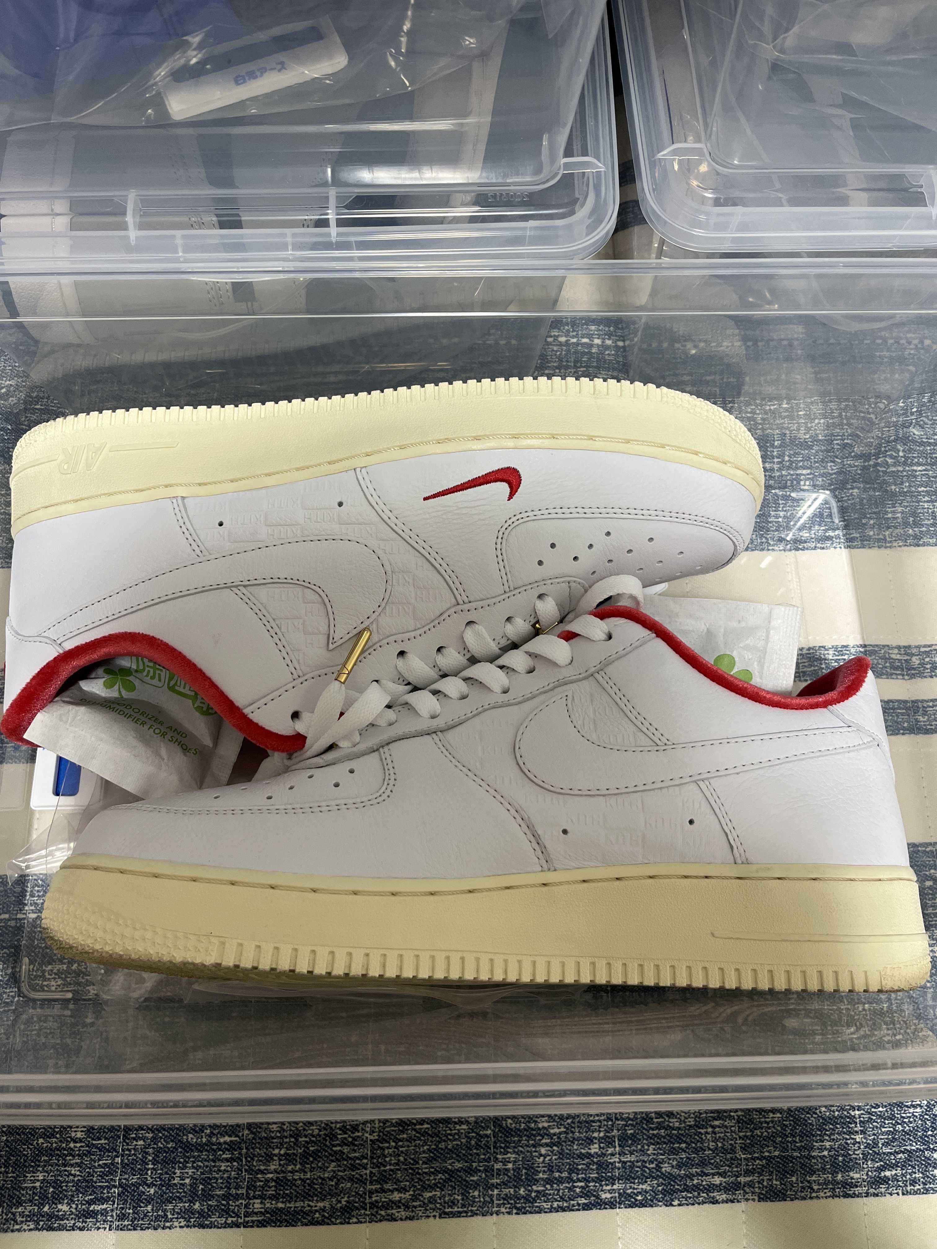 KITH × Nike Air Force 1 Low "White/Red"