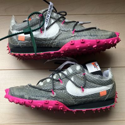 Off-White×Nike Women's Waffle Racer "Vivid Black"