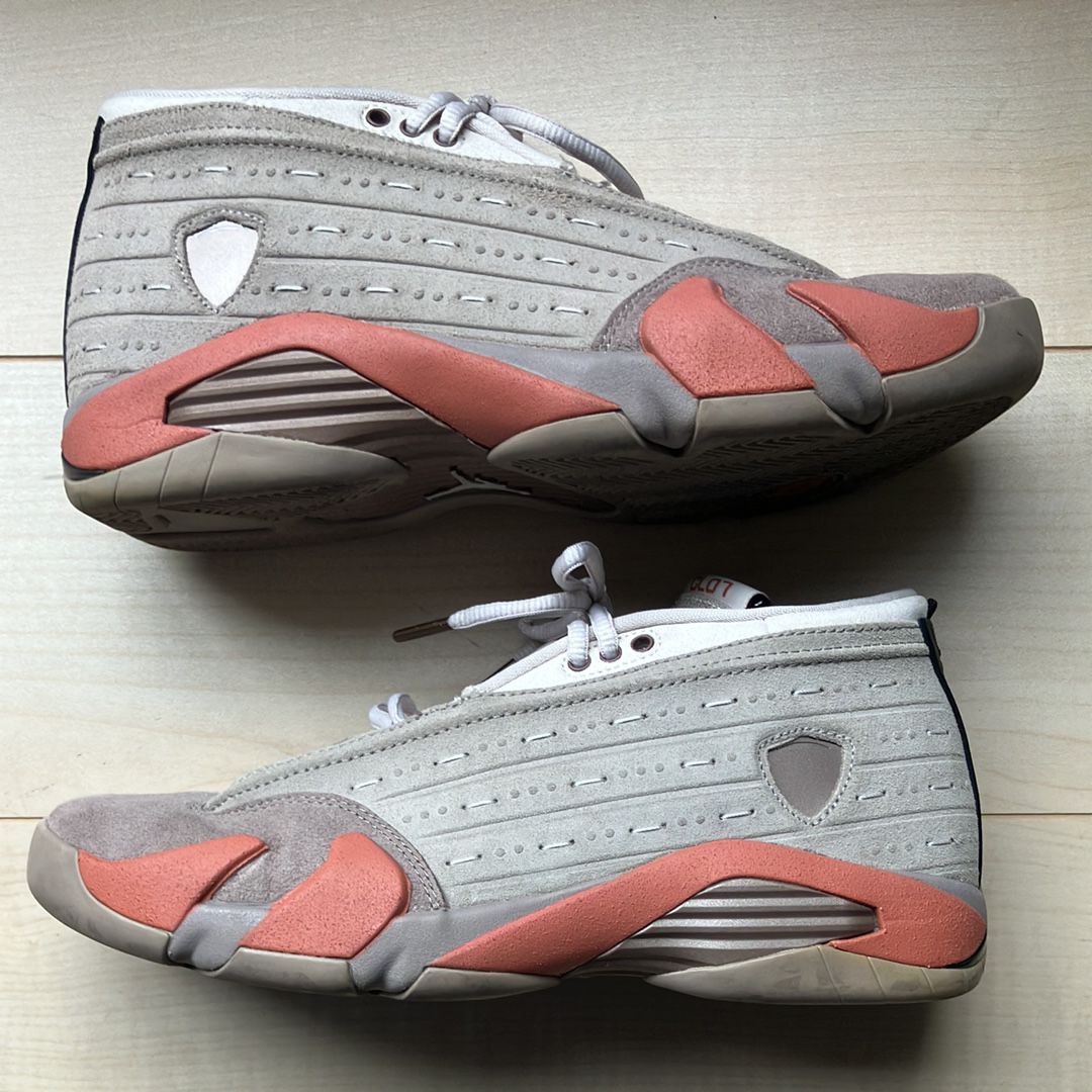 Clot × Nike Air Jordan 14 Low "Brown"