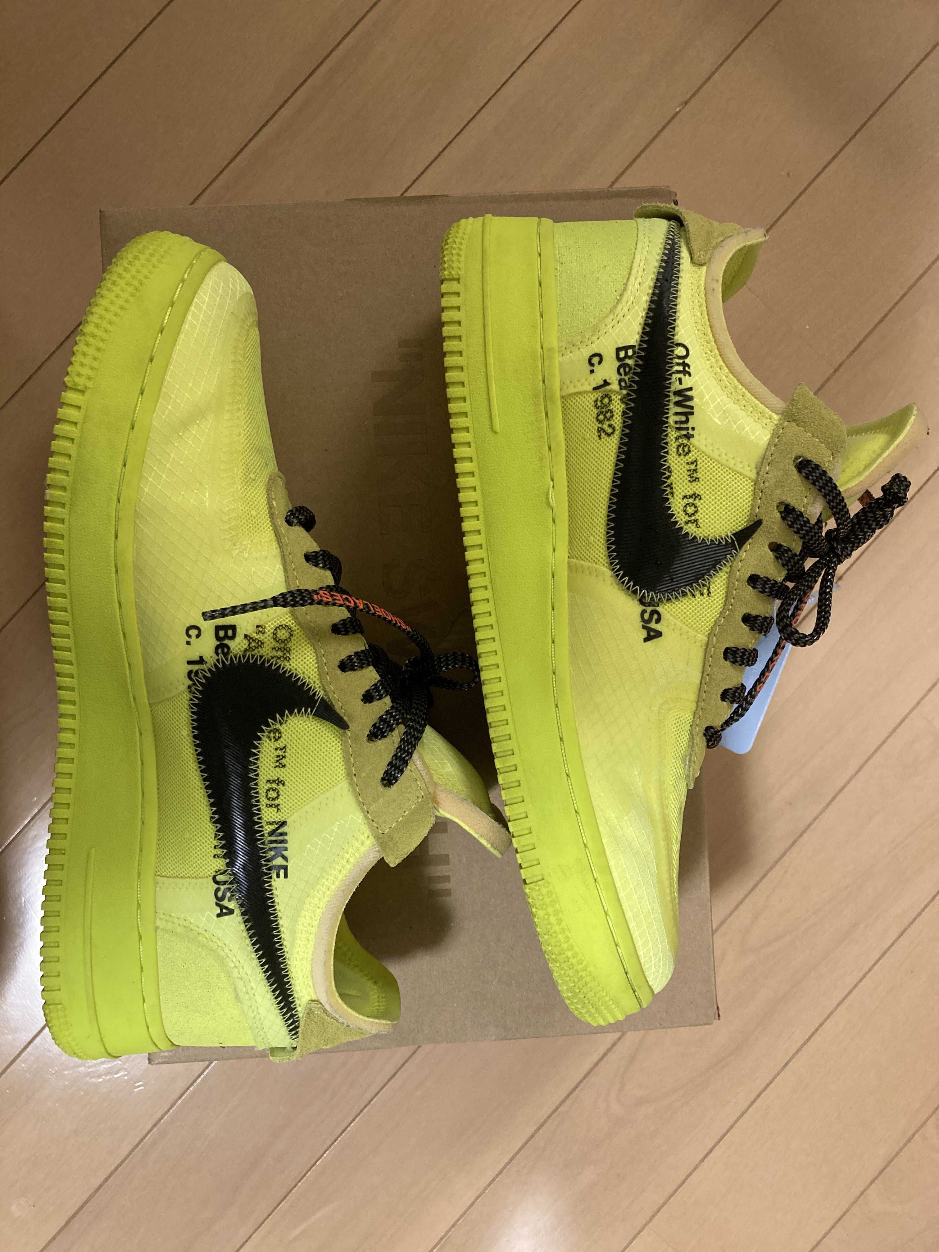 Off-White × Nike Air Force 1 Low "Volt"