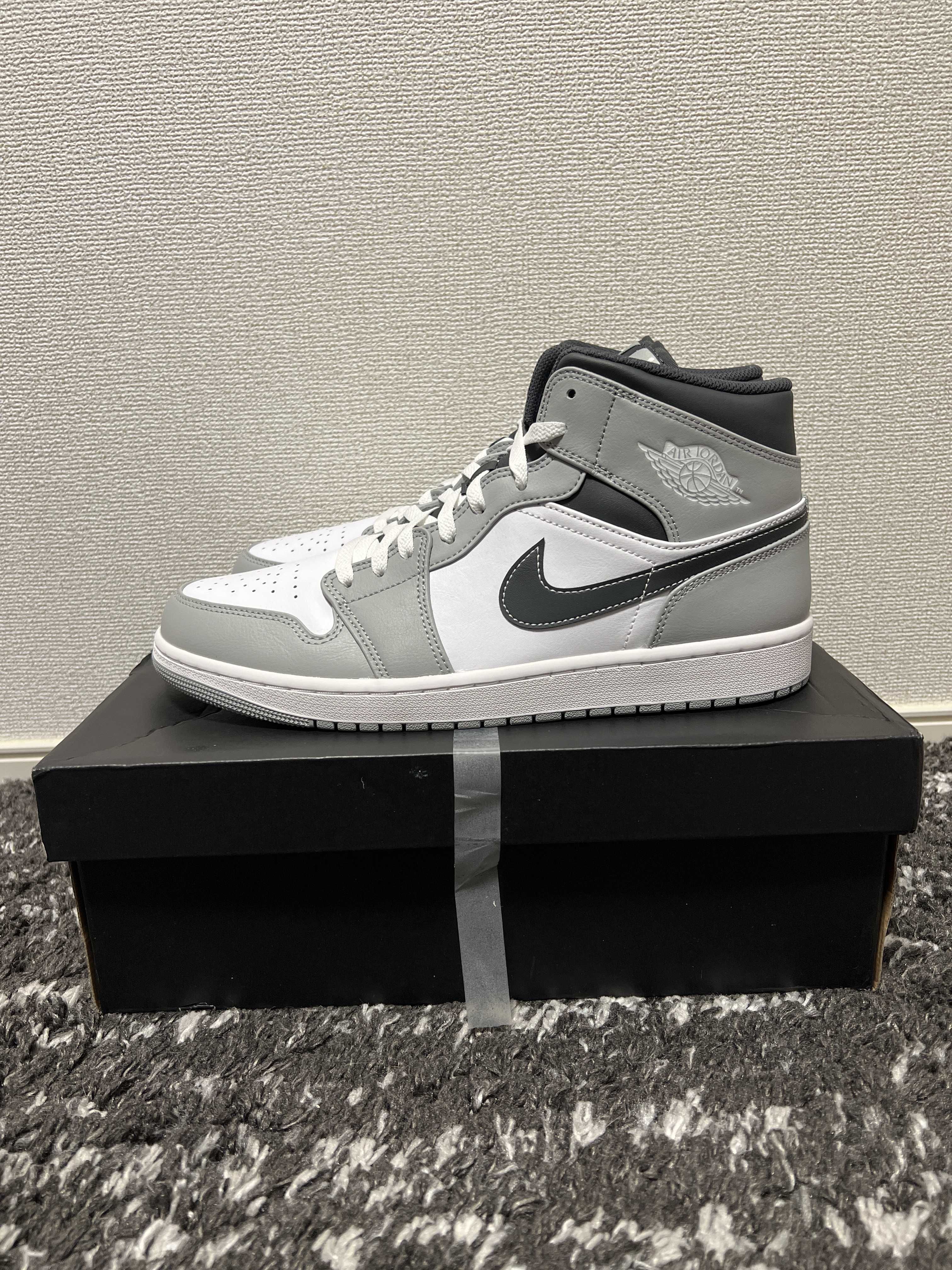 Nike Air Jordan 1 Mid "Grey White/Anthracite"