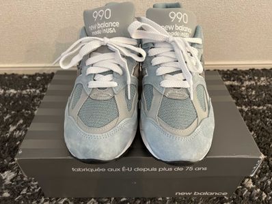 KITH × New Balance 990V2 "Storm Blue"