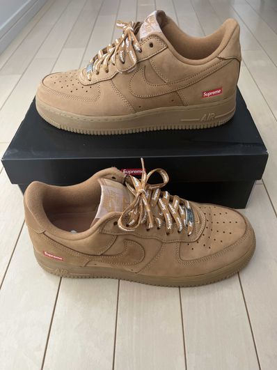 Supreme × Nike Air Force 1 Low "Flax/Wheat"