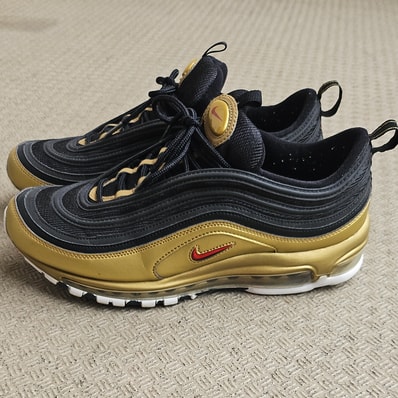 Nike Air Max 97 QS "black and metallic gold"