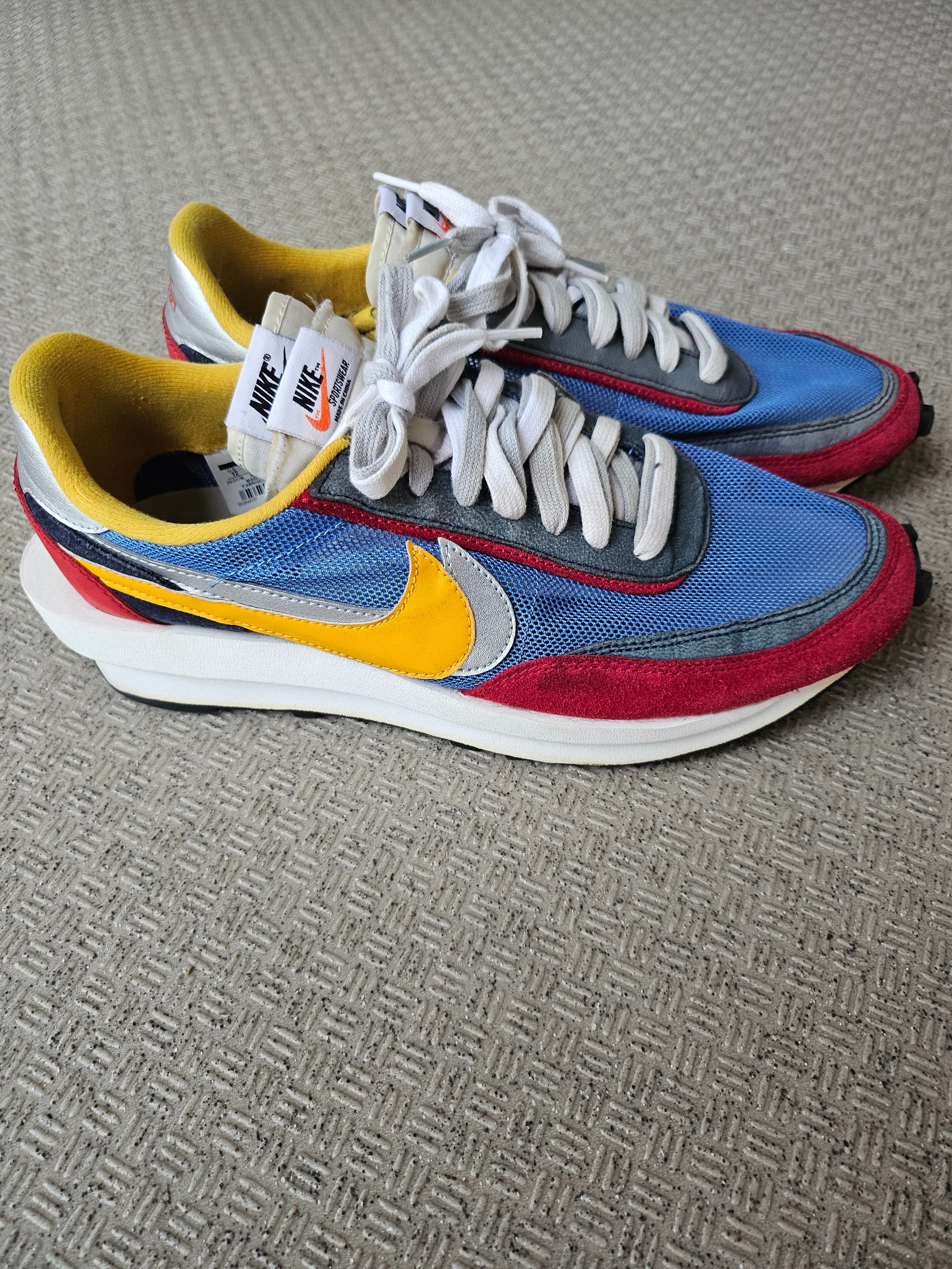 sacai × Nike LDV Waffle "Red/Blue"