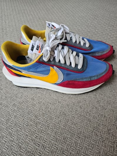 sacai × Nike LDV Waffle "Red/Blue"