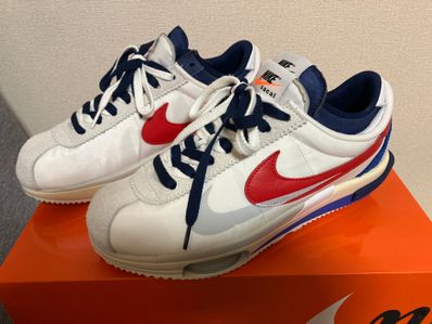 sacai × Nike Zoom Cortez "White and University Red"