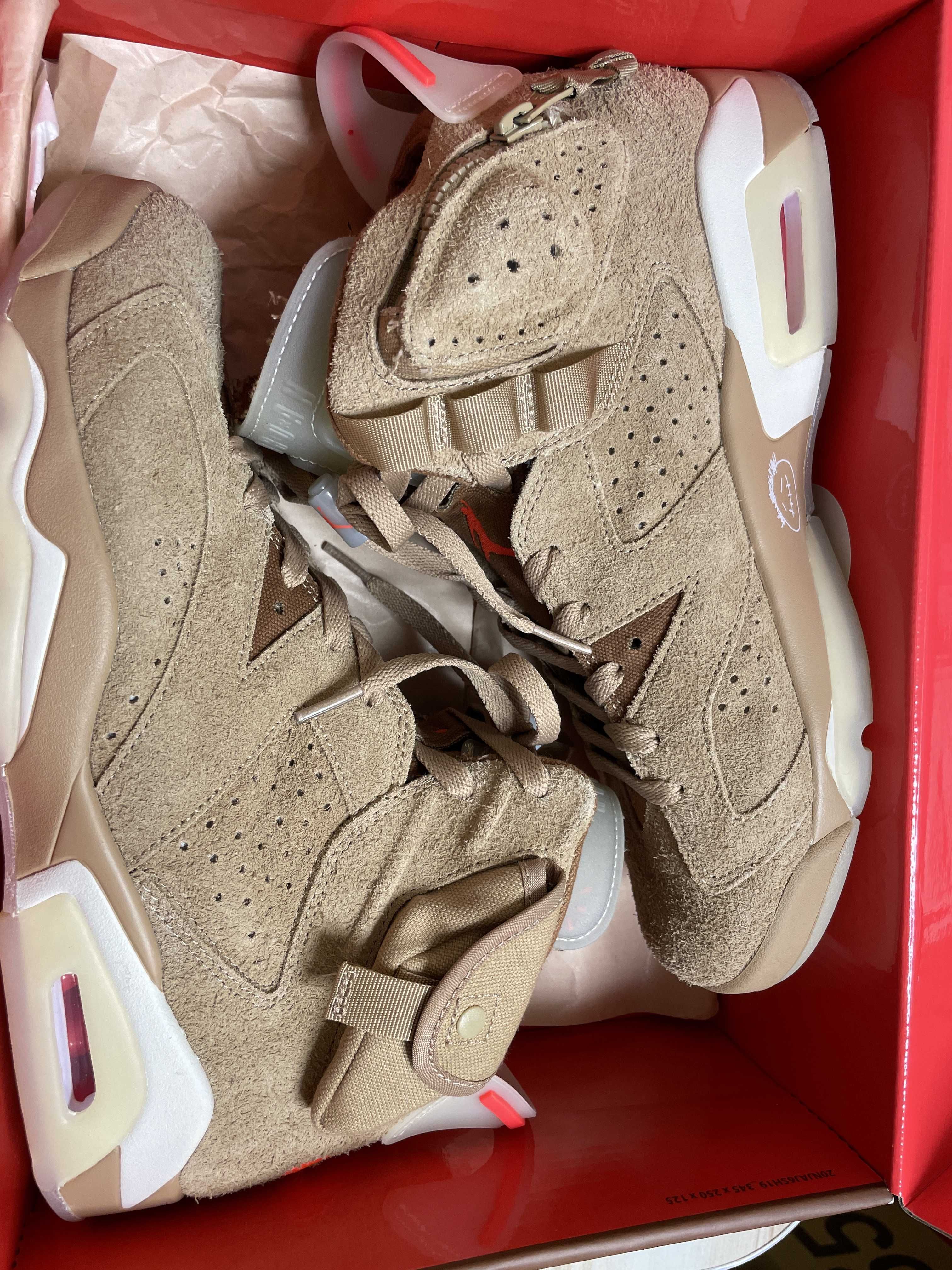 Travis Scott × Nike Air Jordan 6 "British Khaki"