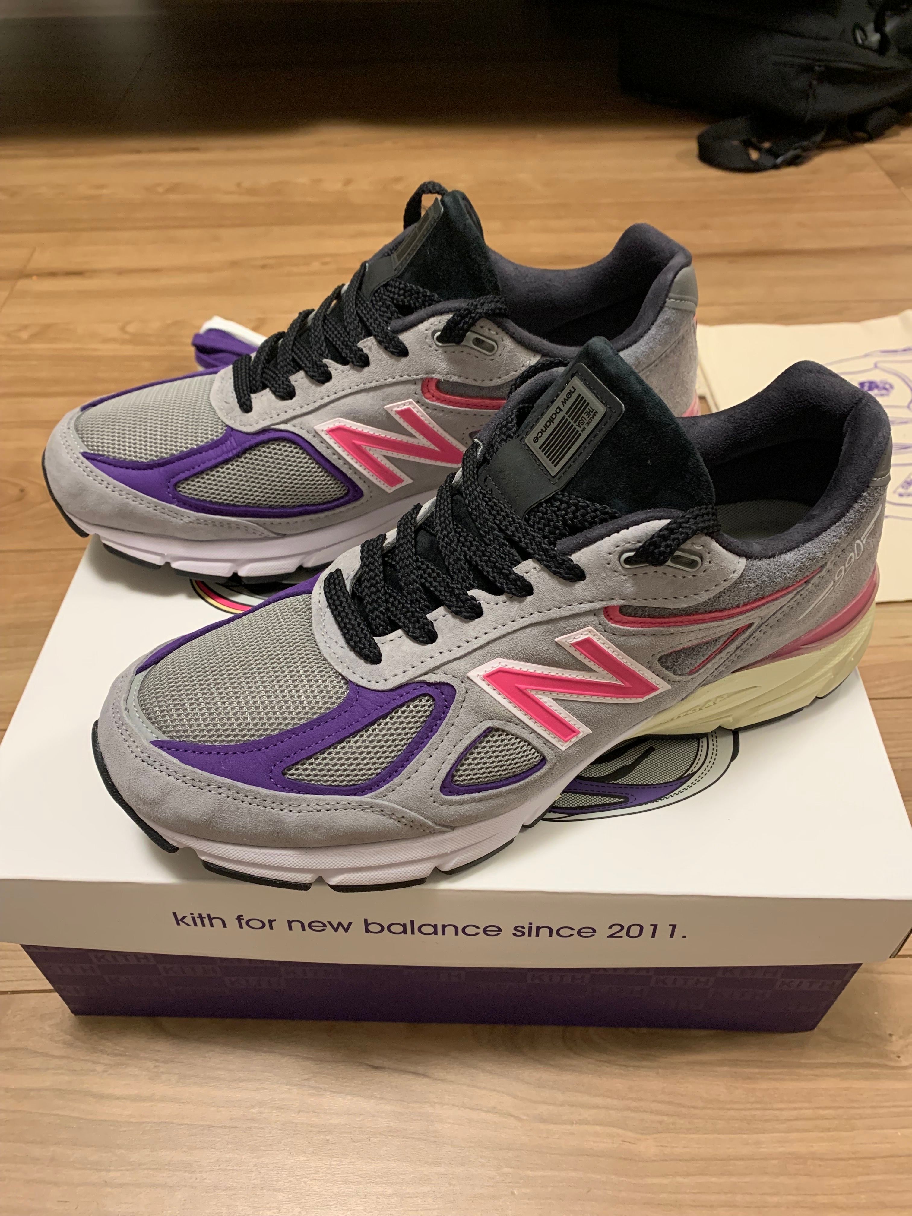 KITH × UNITED ARROWS & SONS × New Balance 990V4 "Smoked Pearl"