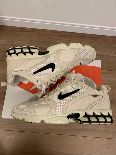 Stussy × Nike Air Zoom Spiridon CG 2 "Fossil/Black"