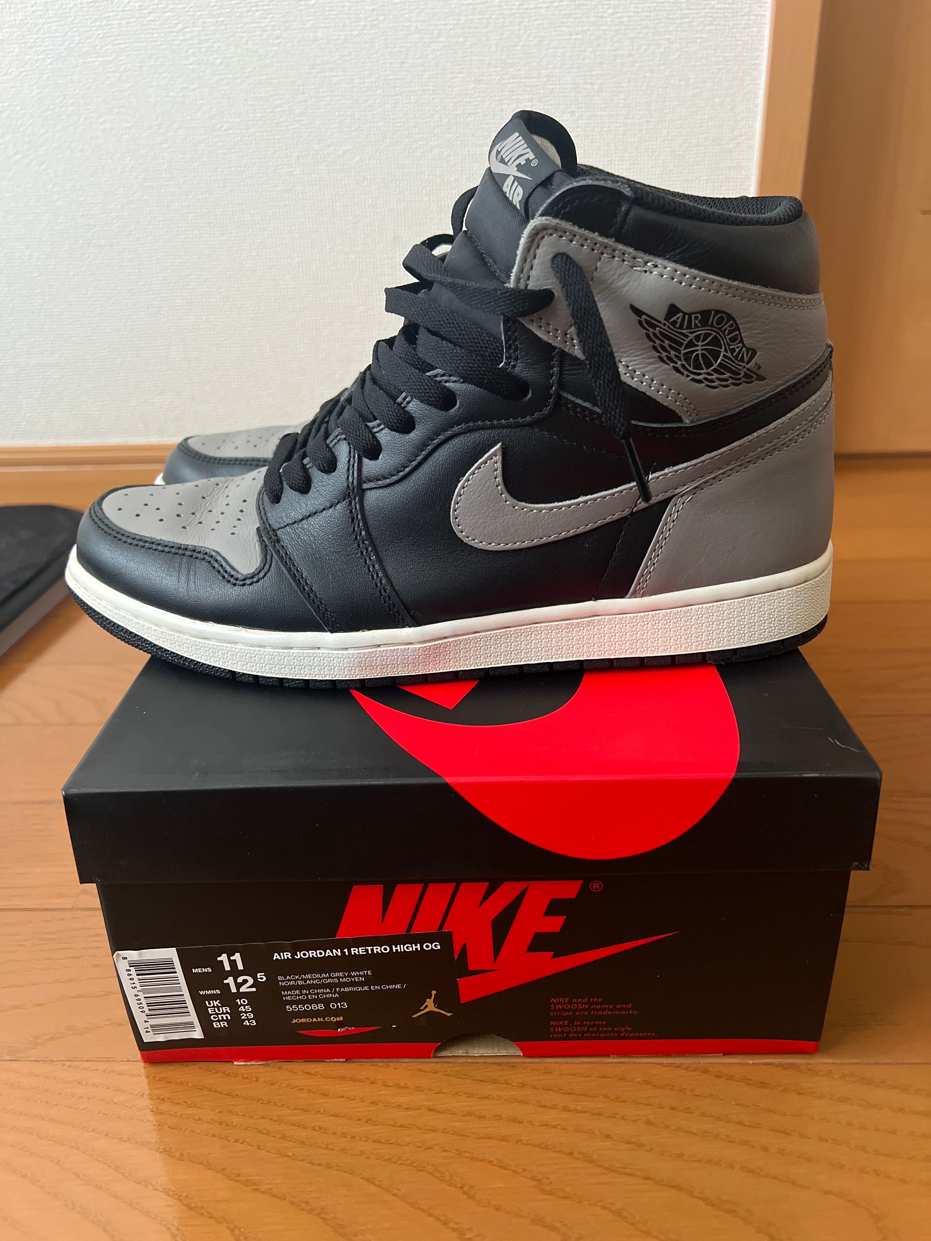 Nike Air Jordan 1 Retro High OG "Shadow"(2018)