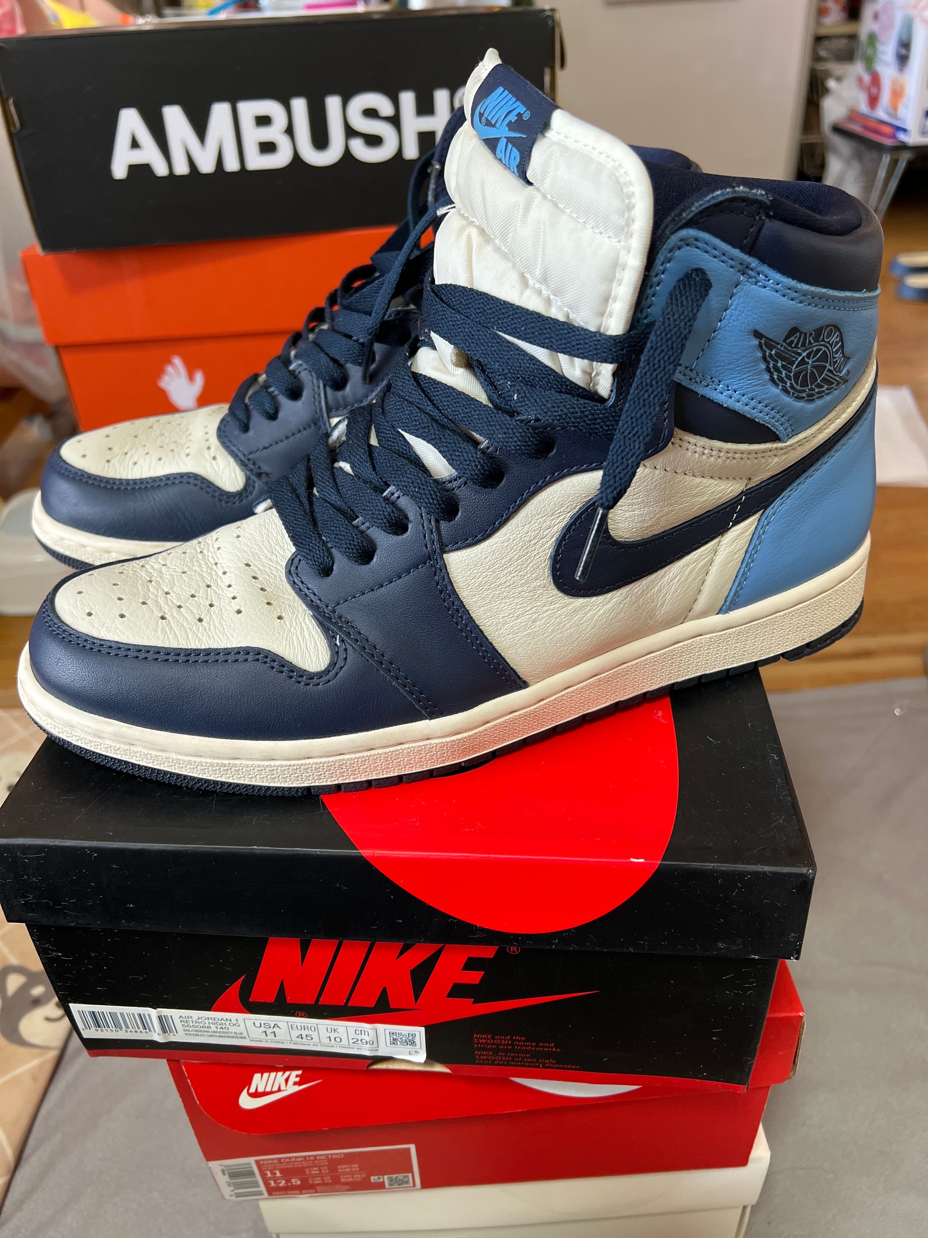 Nike Air Jordan 1 Retro High OG "Obsidian/University Blue"