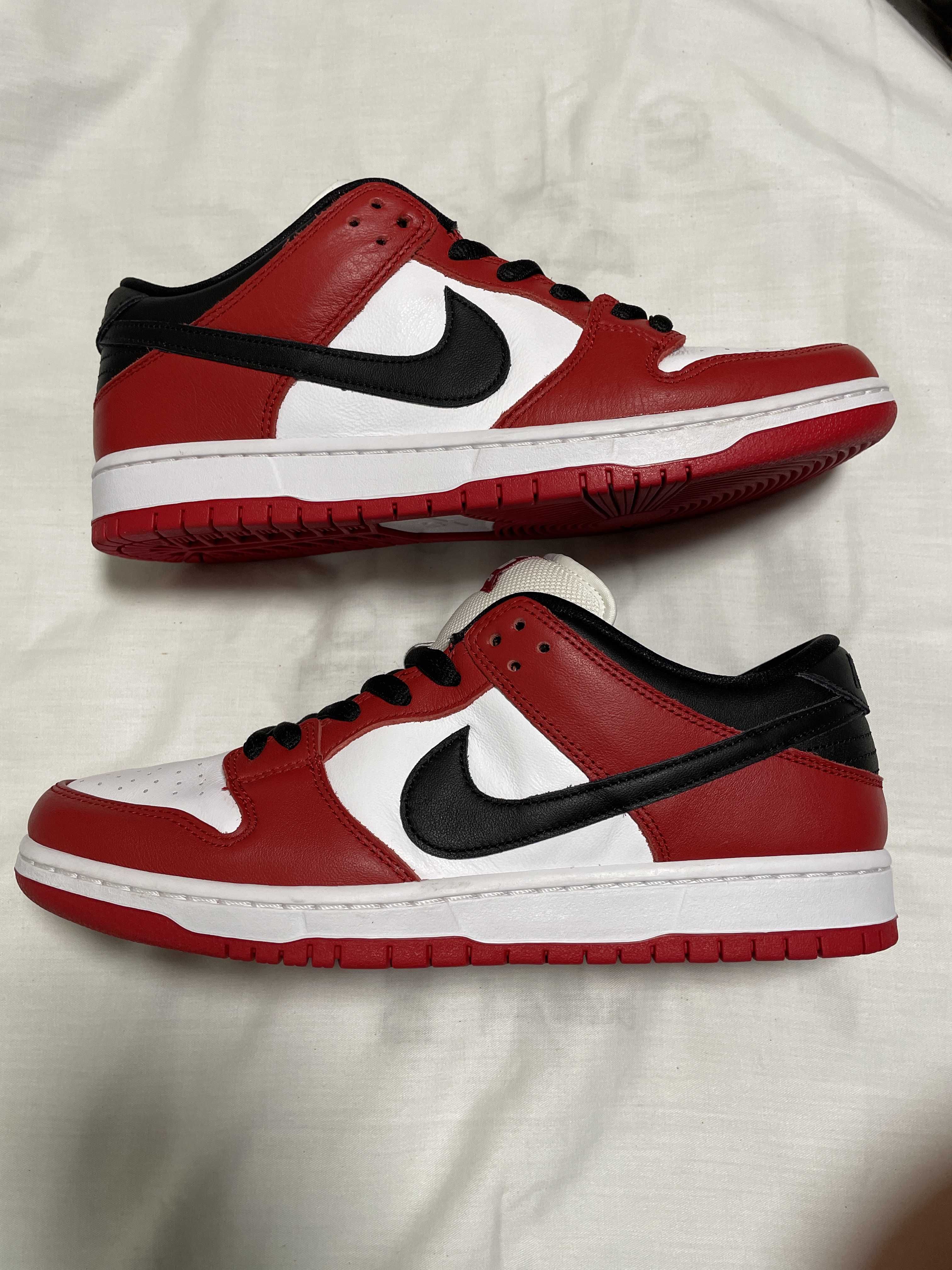 Nike SB Dunk Low Pro "J-Pack Chicago/Varsity Red and White"