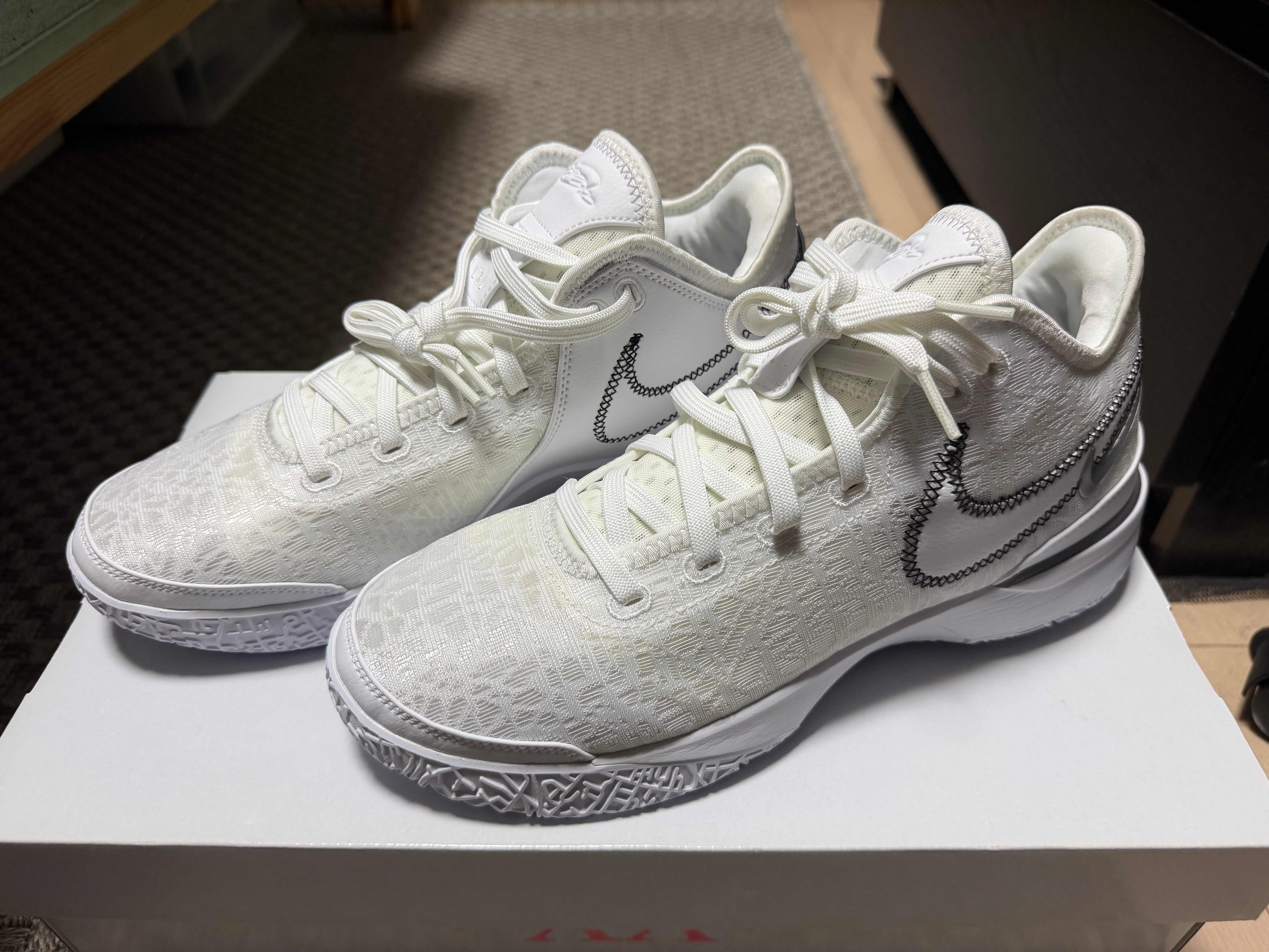 Nike LeBron NXXT Gen "White/Black/Metallic Silver"