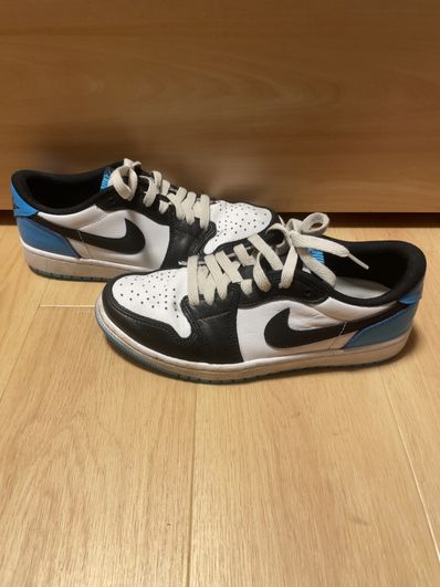 Nike Air Jordan 1 Low OG "Black and Dark Powder Blue/UNC"