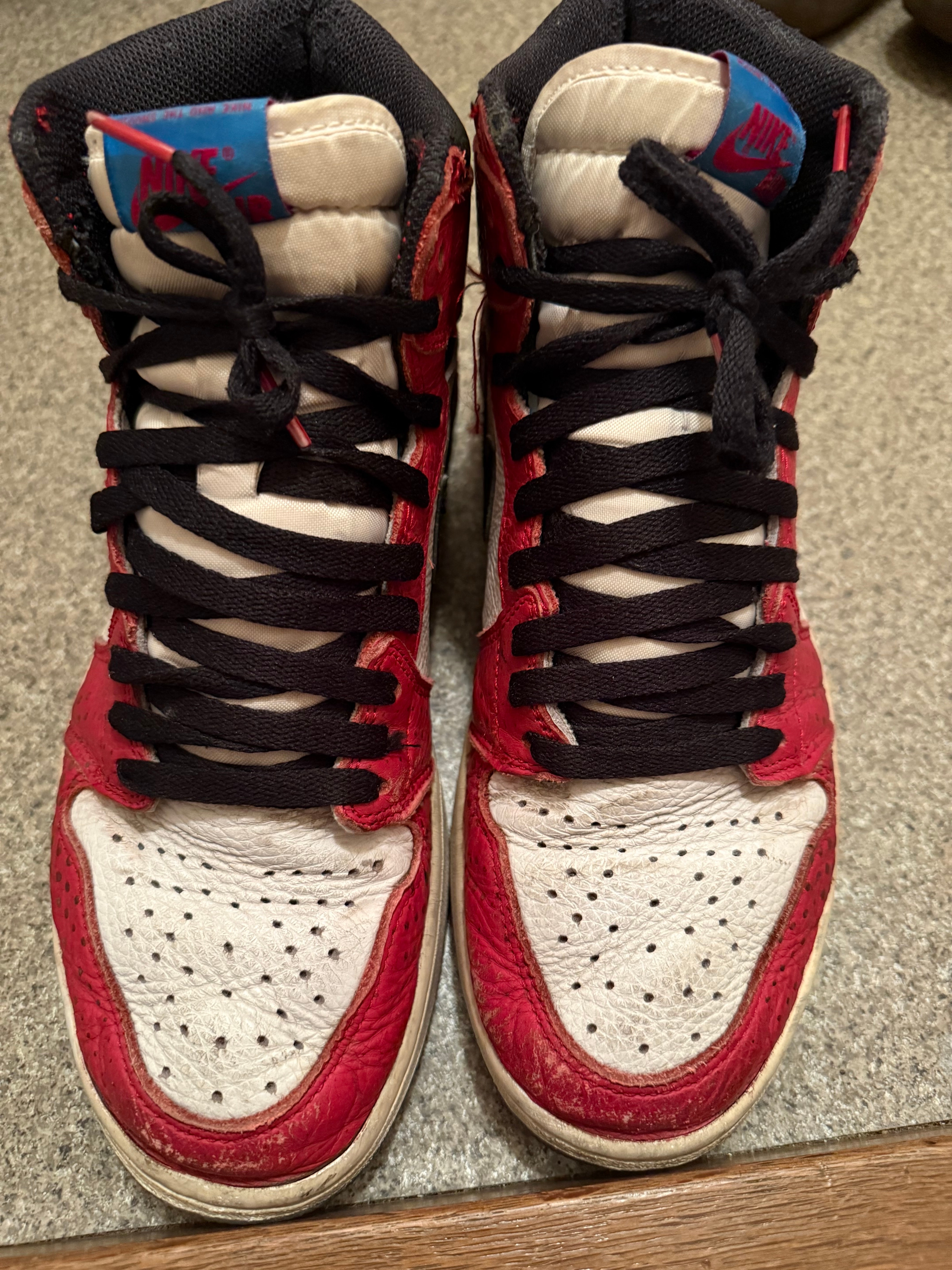 Spiderman × Nike Air Jordan 1 Origin Story "Gym Red/White/Photo Blue/Black"