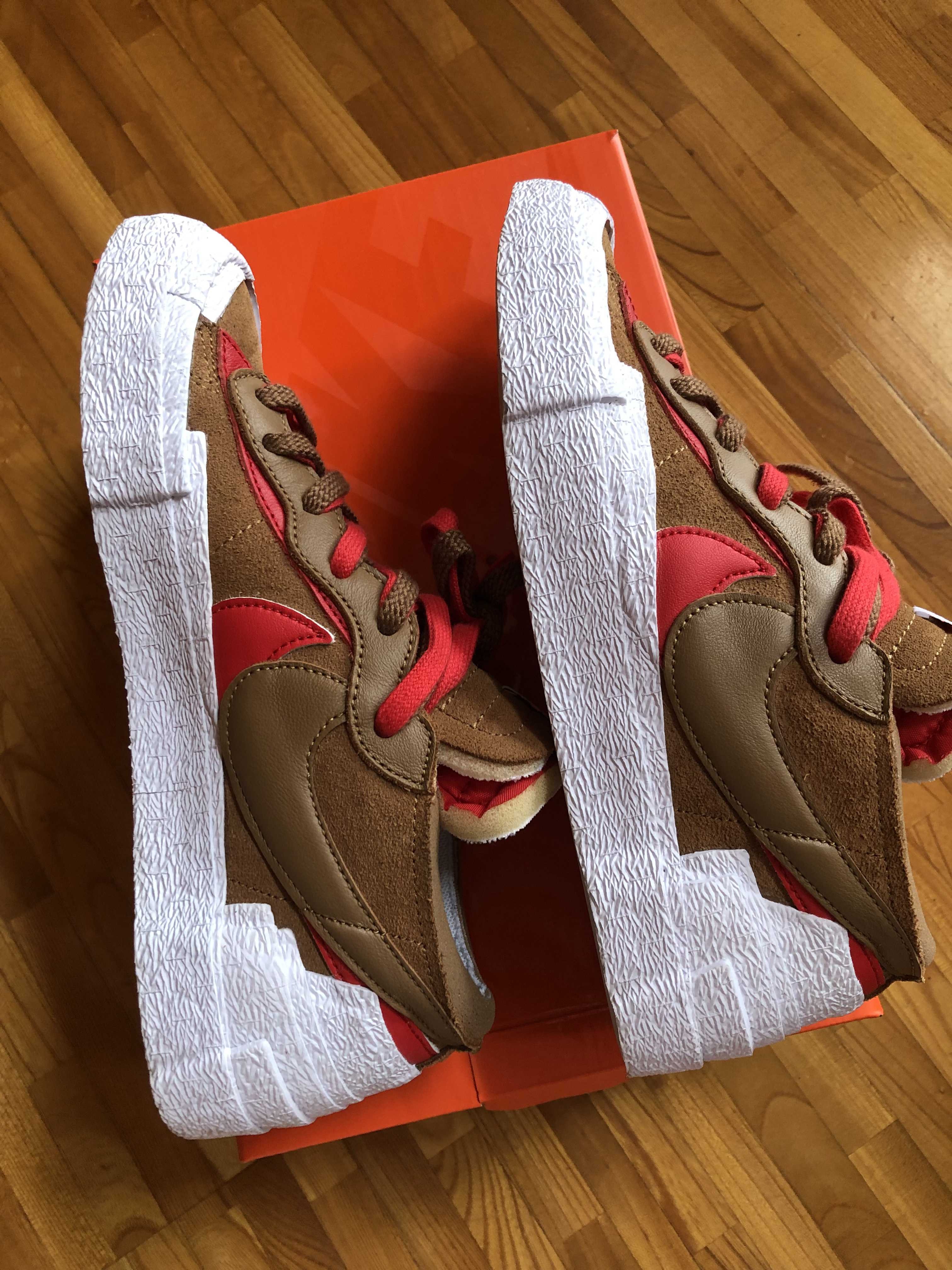 SACAI × NIKE BLAZER LOW "BRITISH TAN"