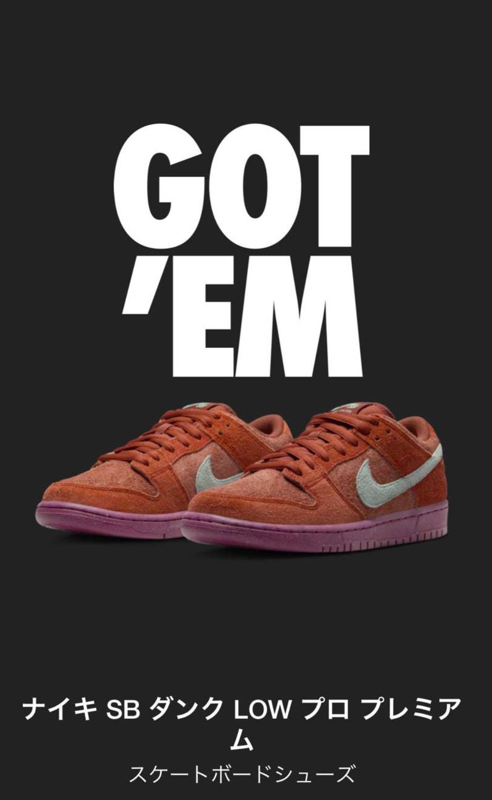 Nike SB Dunk Low Pro PRM "Mystic Red and Rosewood"