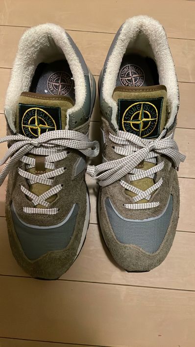 Stone Island × New Balance 574 Legacy "Green"
