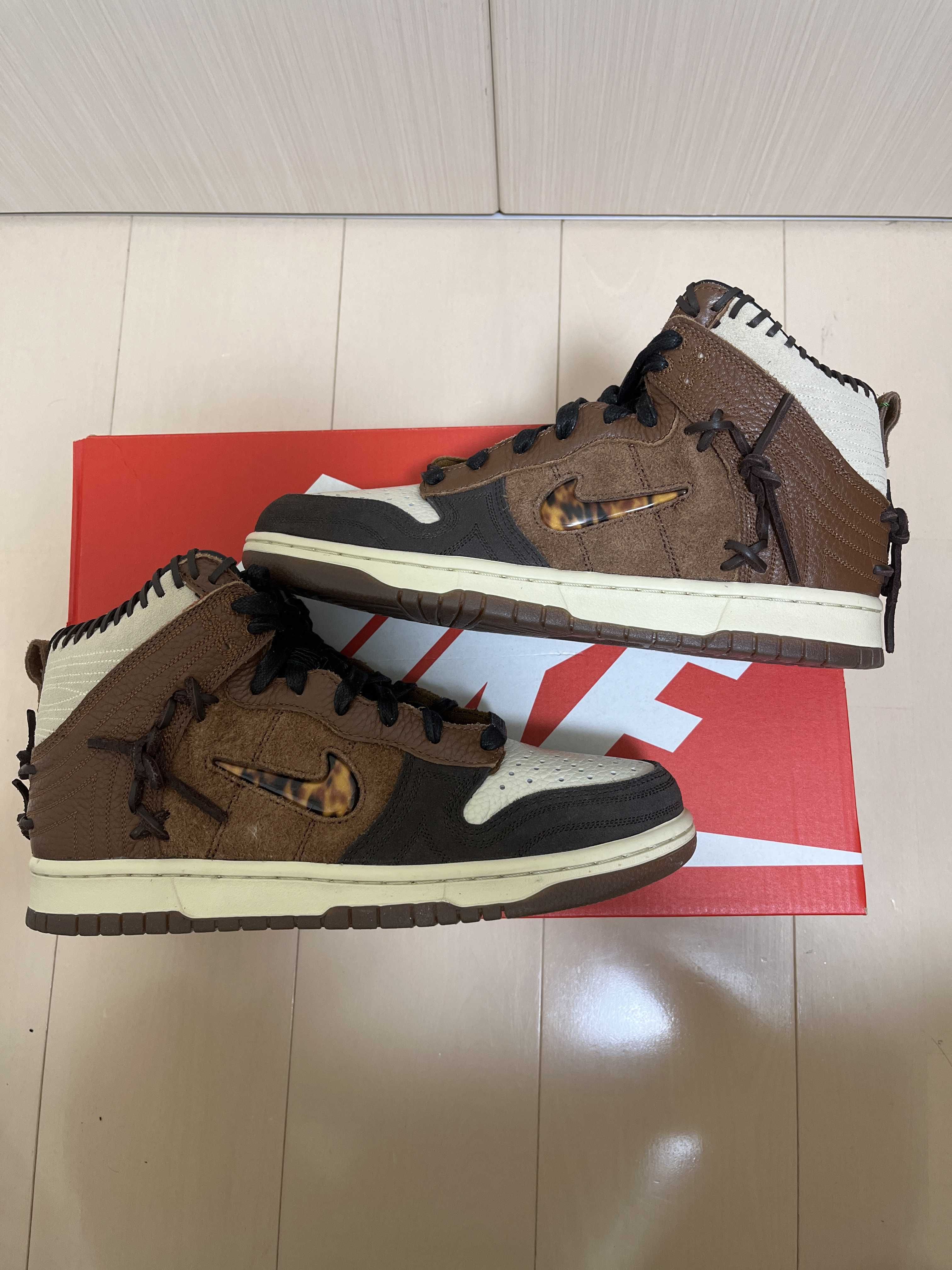 Bodega × Nike Dunk High "Legend Fauna Brown"