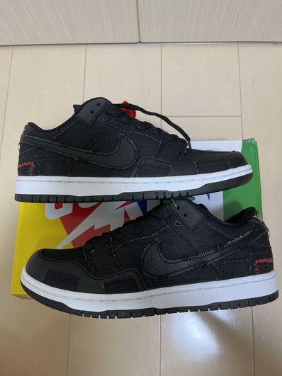 Wasted Youth × Nike SB Dunk Low "Black Denim" / VERDY