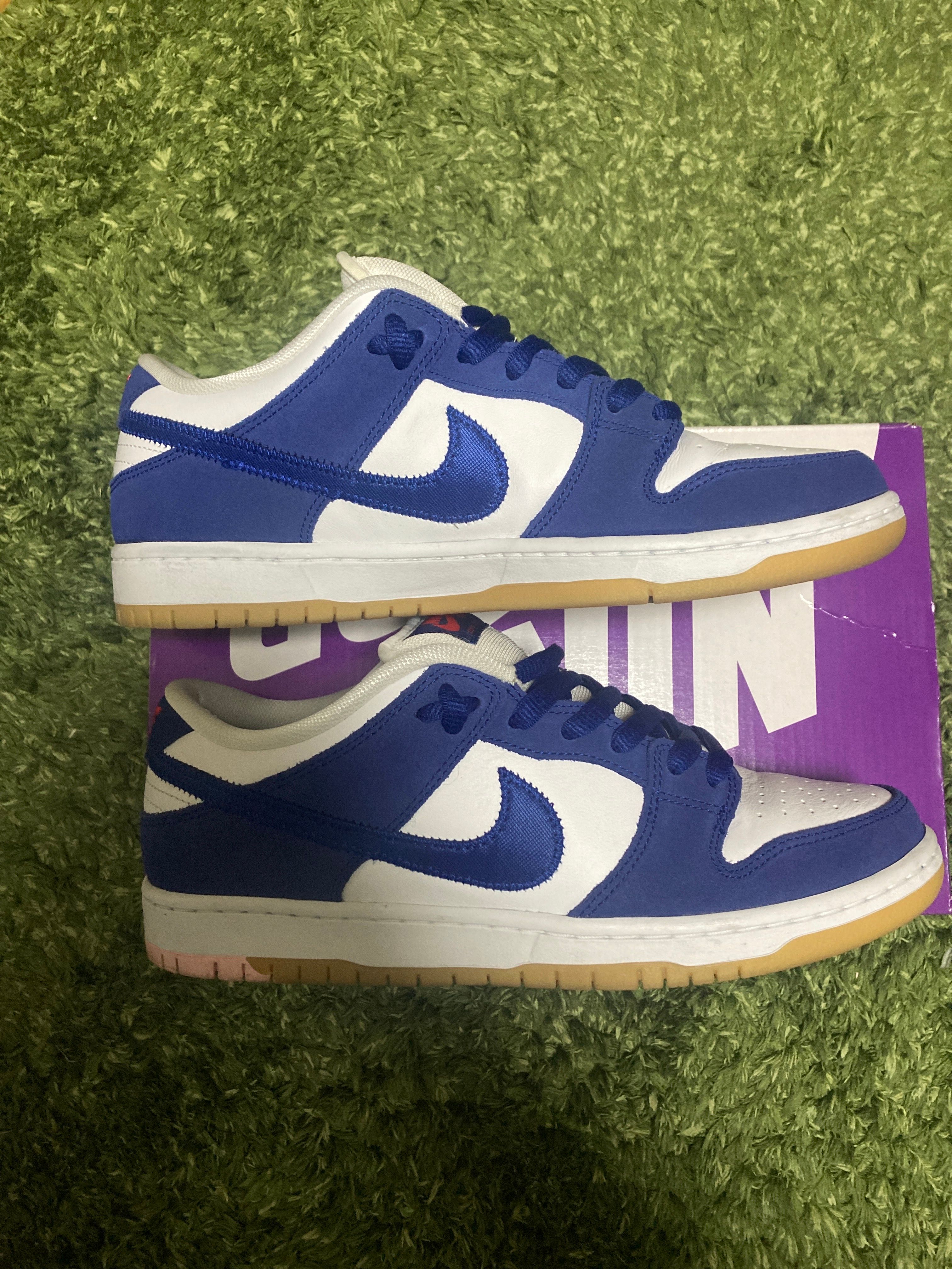 Nike SB Dunk Low "Los Angeles Dodgers/Deep Royal Blue"