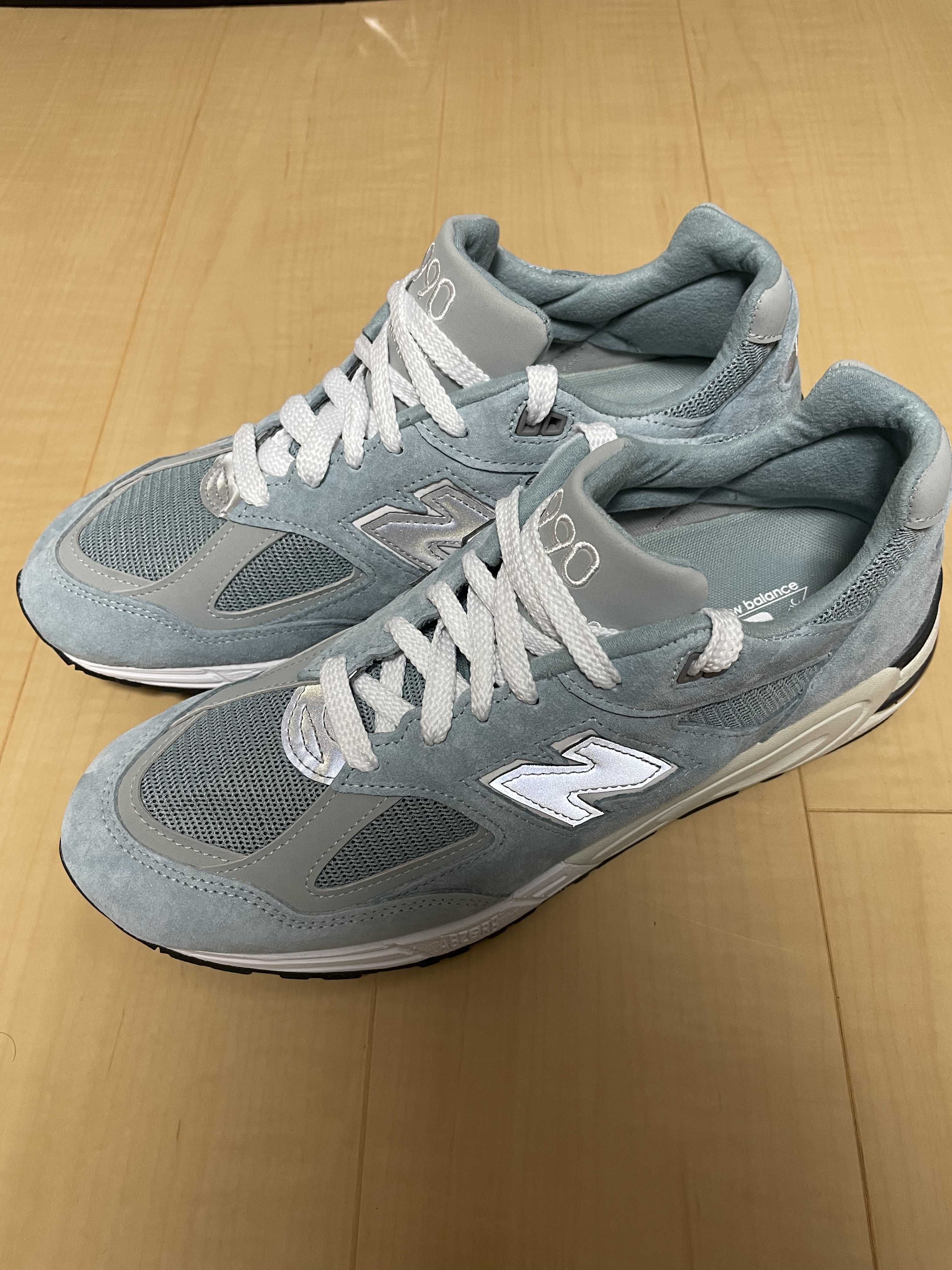 KITH × New Balance 990V2 "Storm Blue"