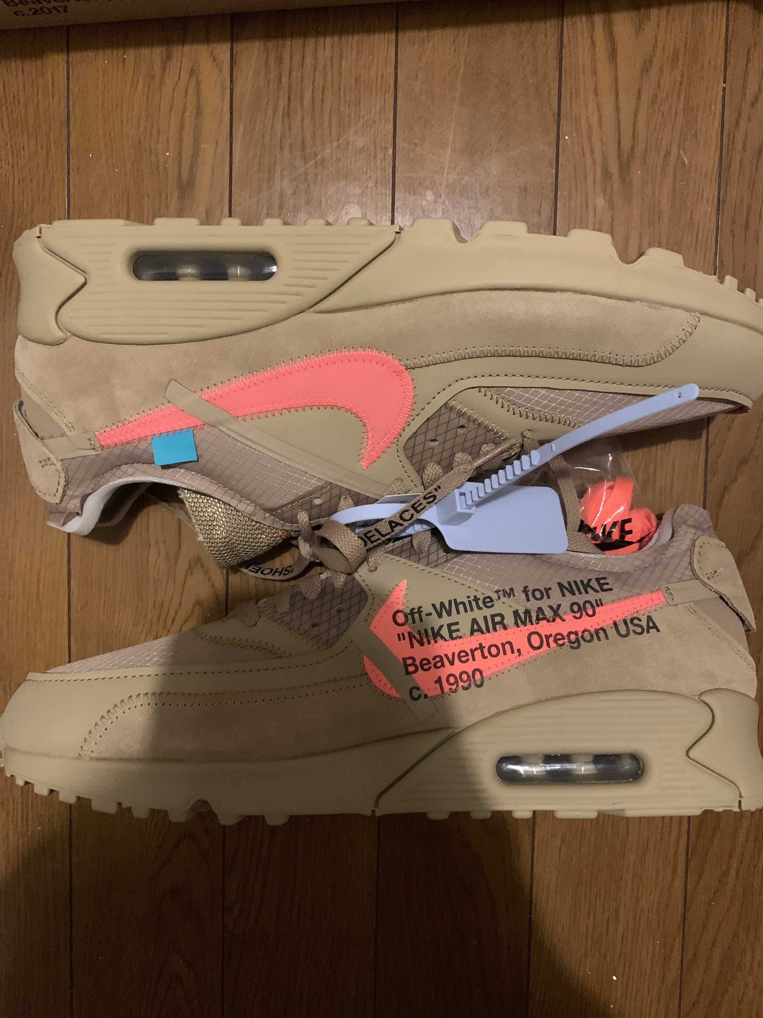 Off-White × Nike Air Max 90 "Desert Ore"
