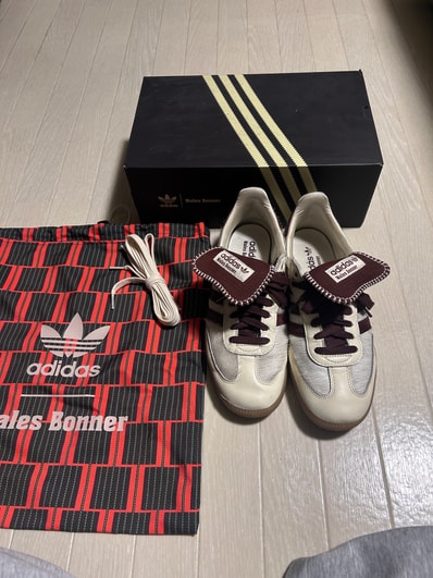 Wales Bonner × adidas Samba Pony Tonal Low "Cream White/Mystery Brown"