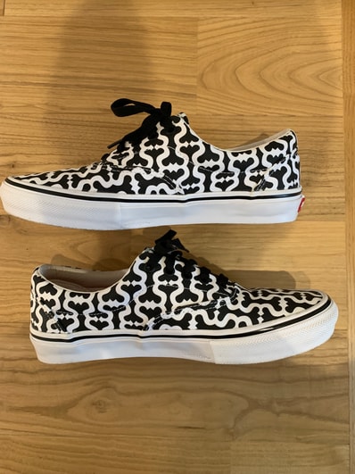 Supreme × Vans Monogram S Logo Skate ERA "Black"