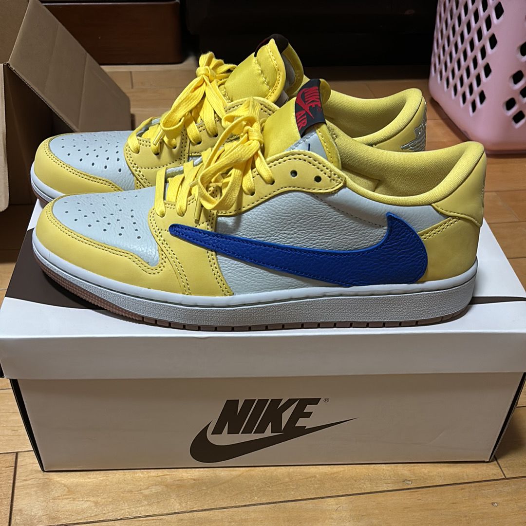 Travis Scott × Nike Women's Air Jordan 1 Retro Low OG "Canary"