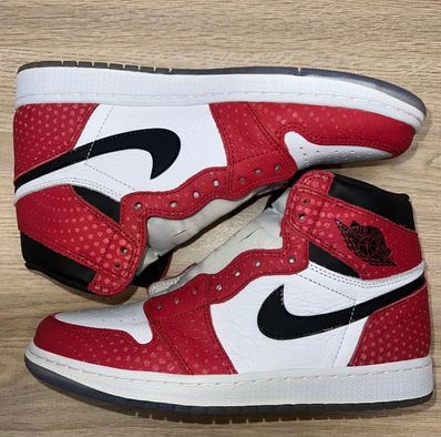 Spiderman × Nike Air Jordan 1 Origin Story "Gym Red/White/Photo Blue/Black"