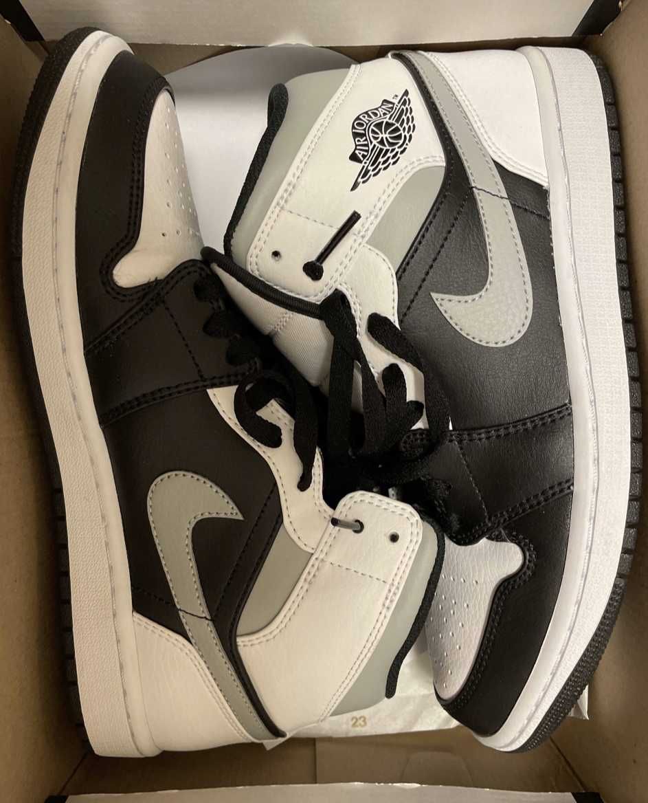 NIKE AIR JORDAN 1 MID "WHITE SHADOW"