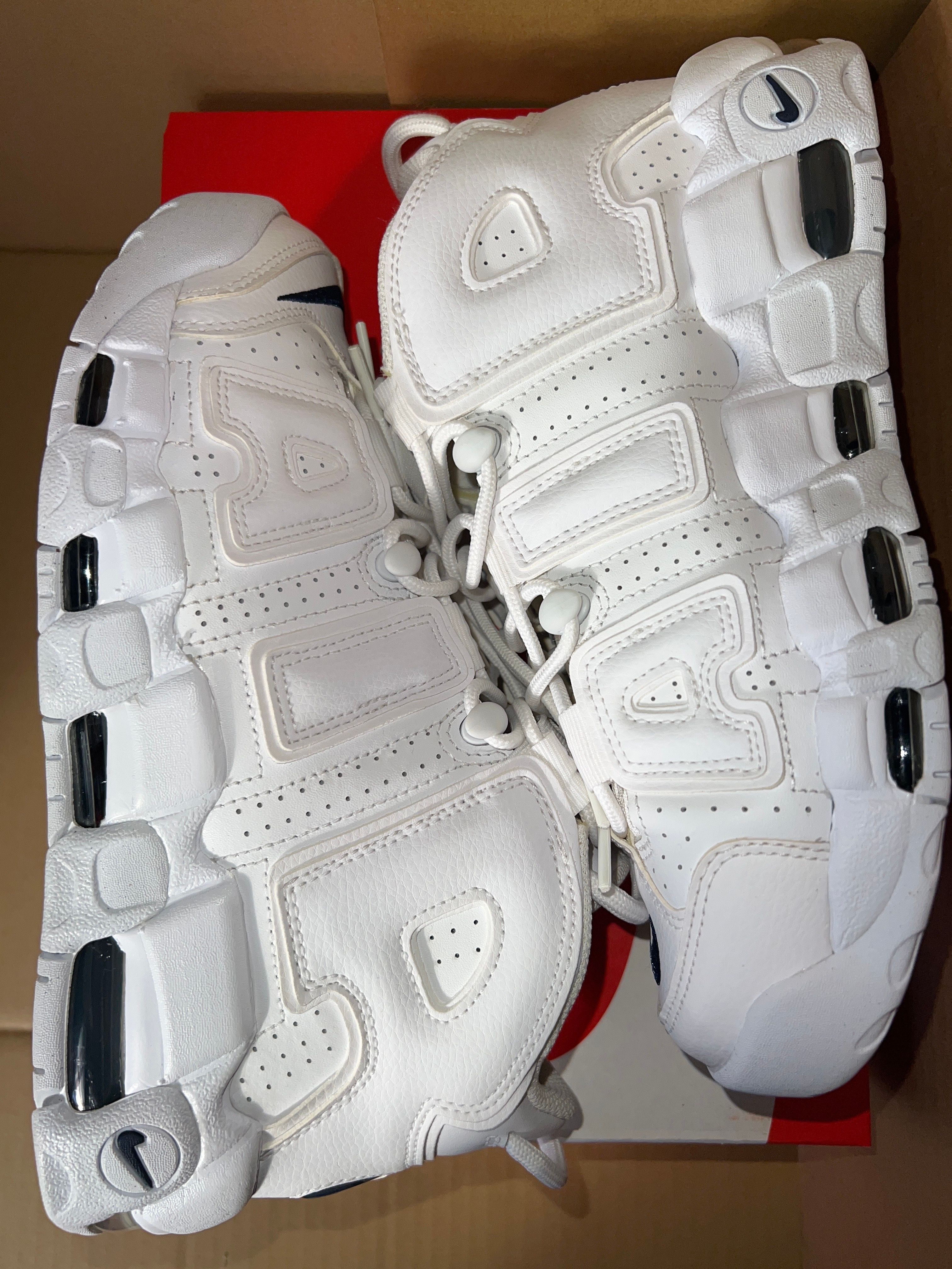 Nike Air More Uptempo "White/Midnight Navy"