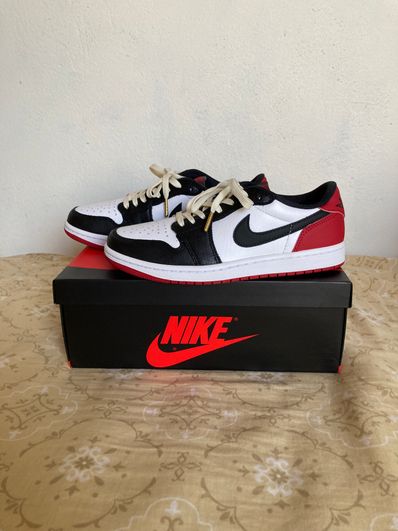 Nike Air Jordan 1 Retro Low OG "Black Toe"
