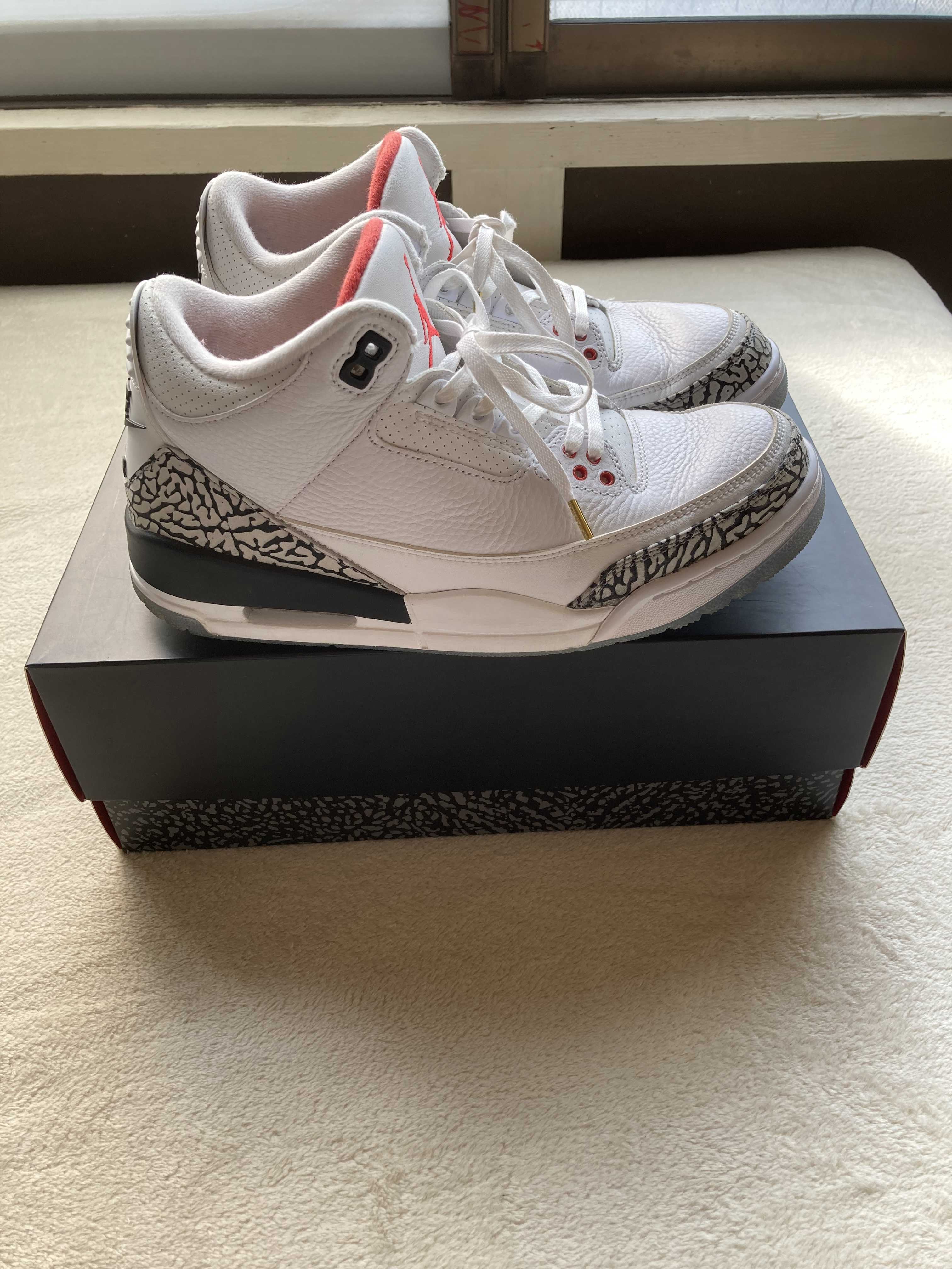 Nike Air Jordan 3 Retro "Free Throw Line White Cement"