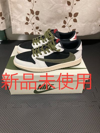 Travis Scott × Nike Women's Air Jordan 1 Low OG "Medium Olive"