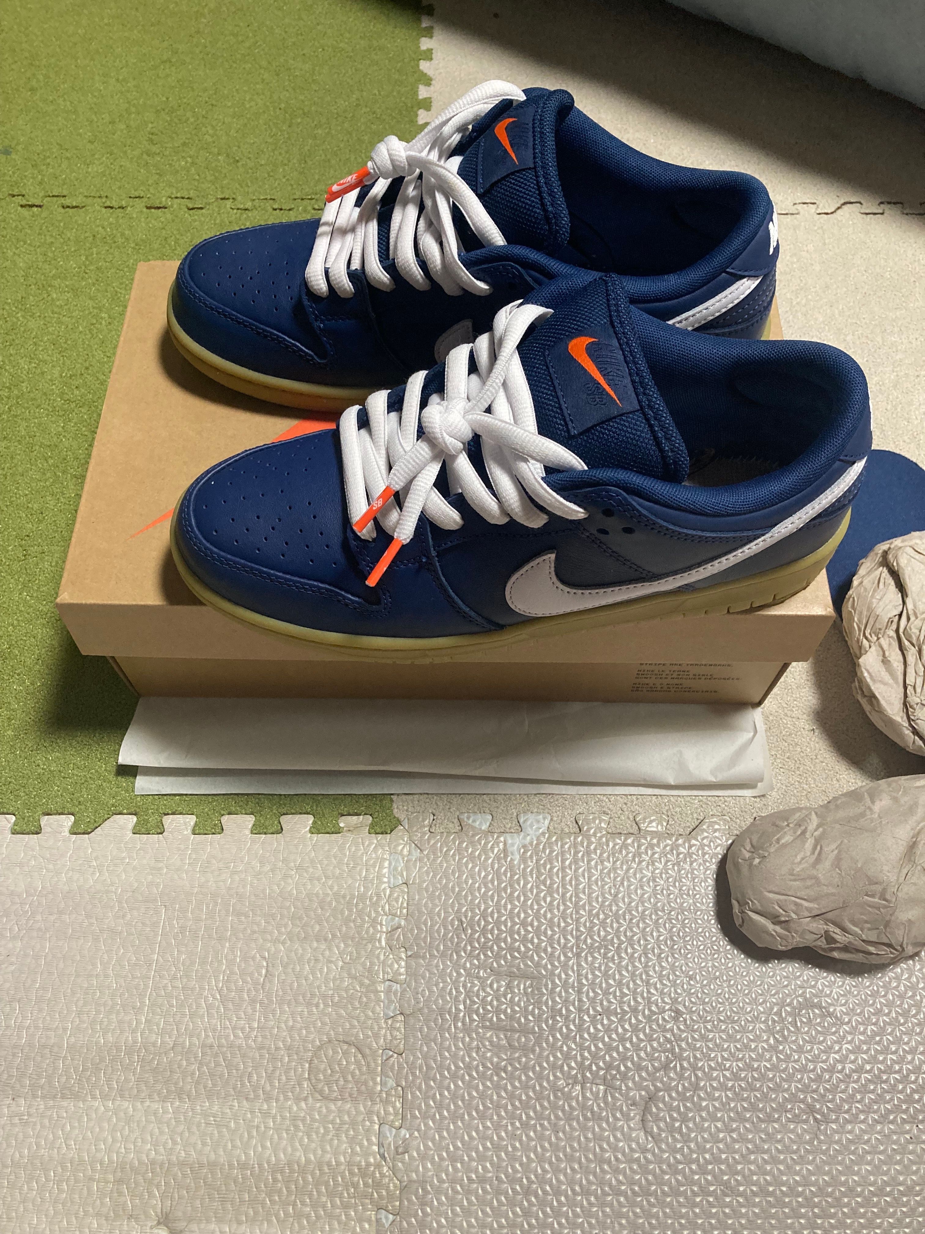 Nike SB Dunk Low Pro ISO Orange Label "Navy Gum"