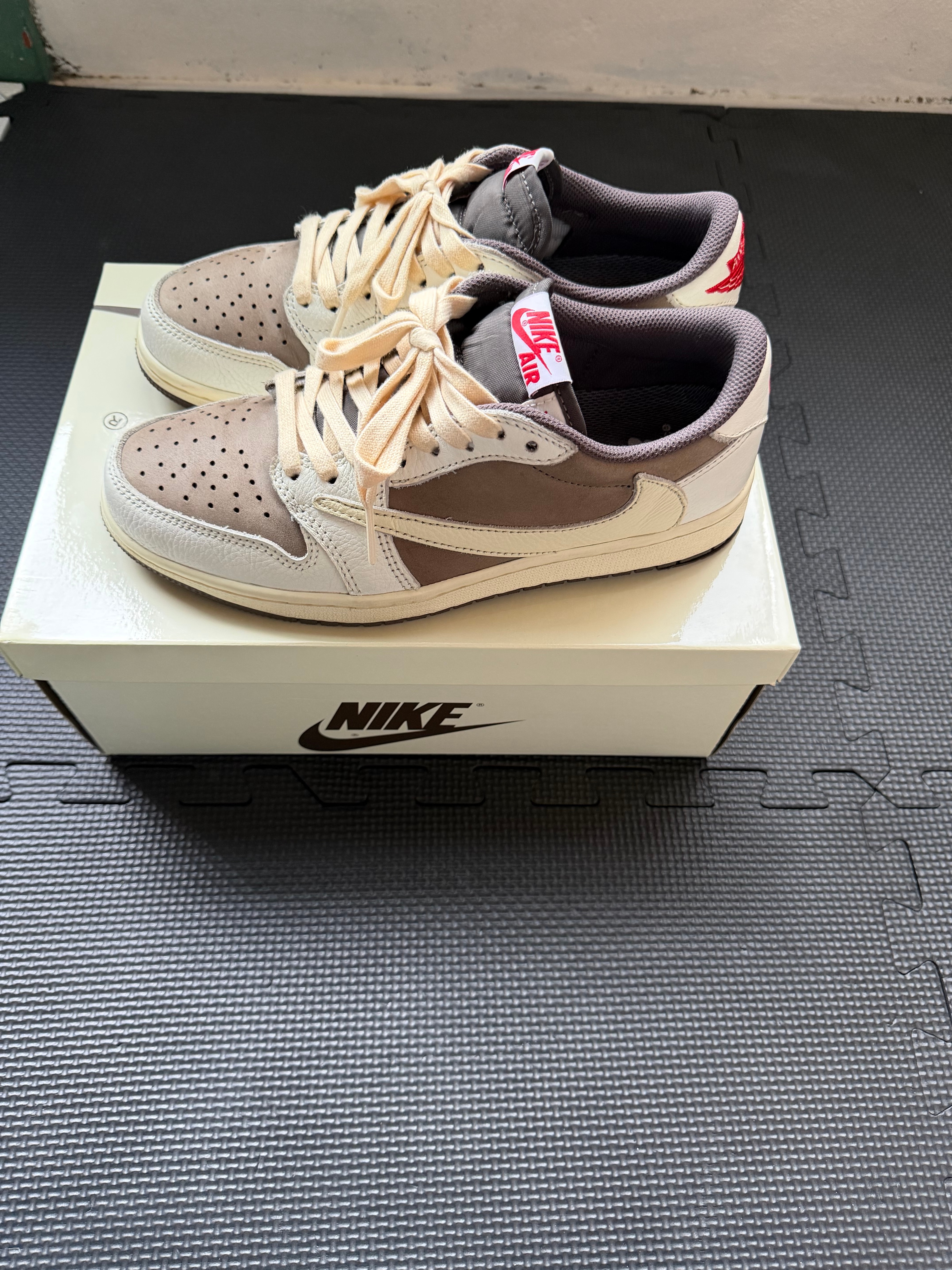 Travis Scott × Nike Air Jordan 1 Low OG SP "Reverse Mocha/Sail and Ridgerock"