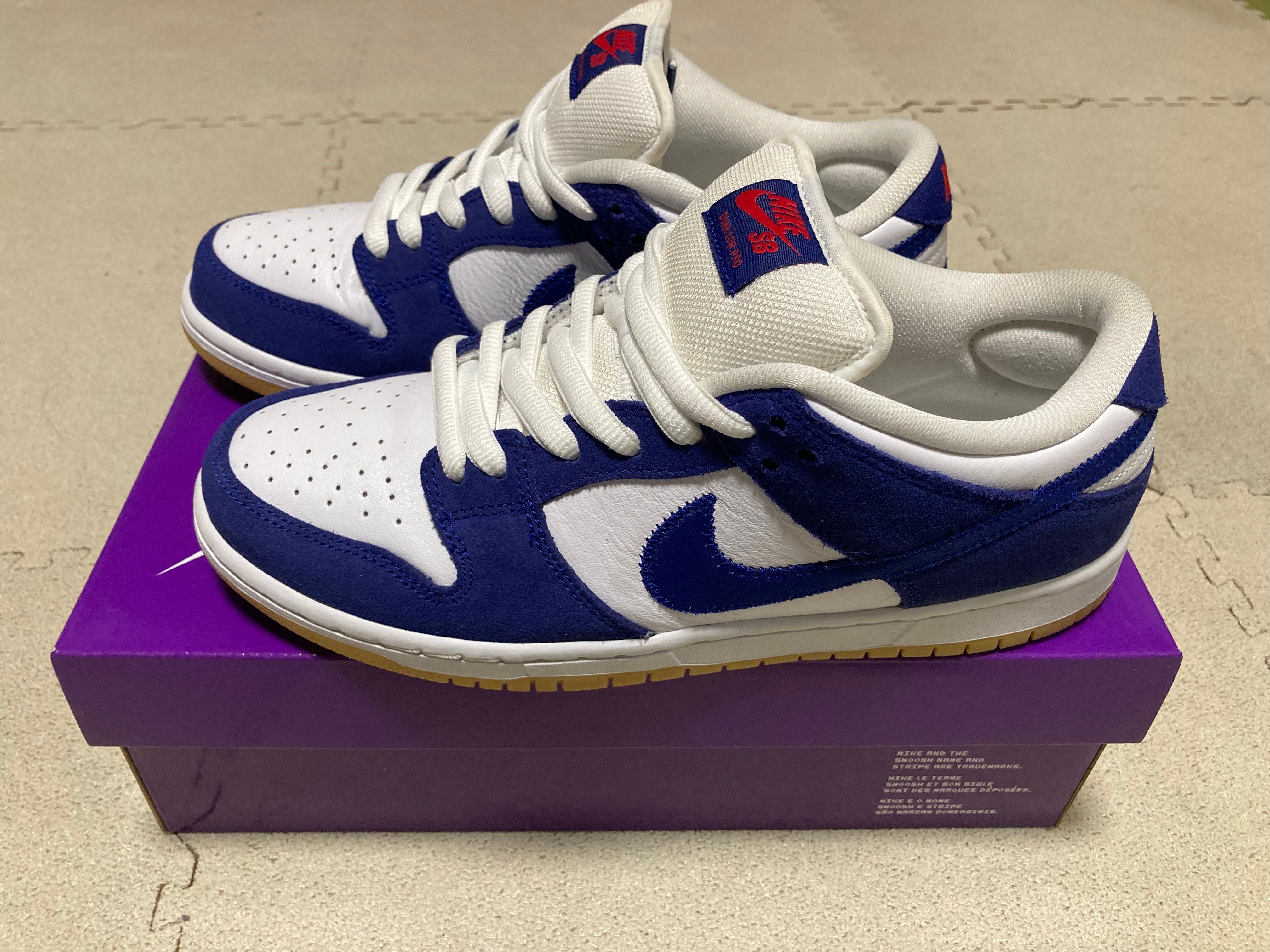 Nike SB Dunk Low "Los Angeles Dodgers/Deep Royal Blue"