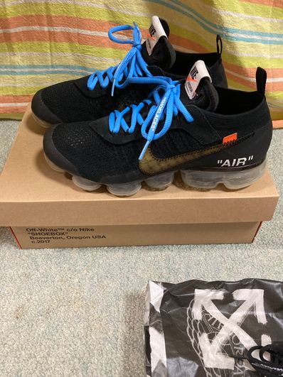 Off-White × Nike Air Vapormax "Black/Total Orange/Clear"