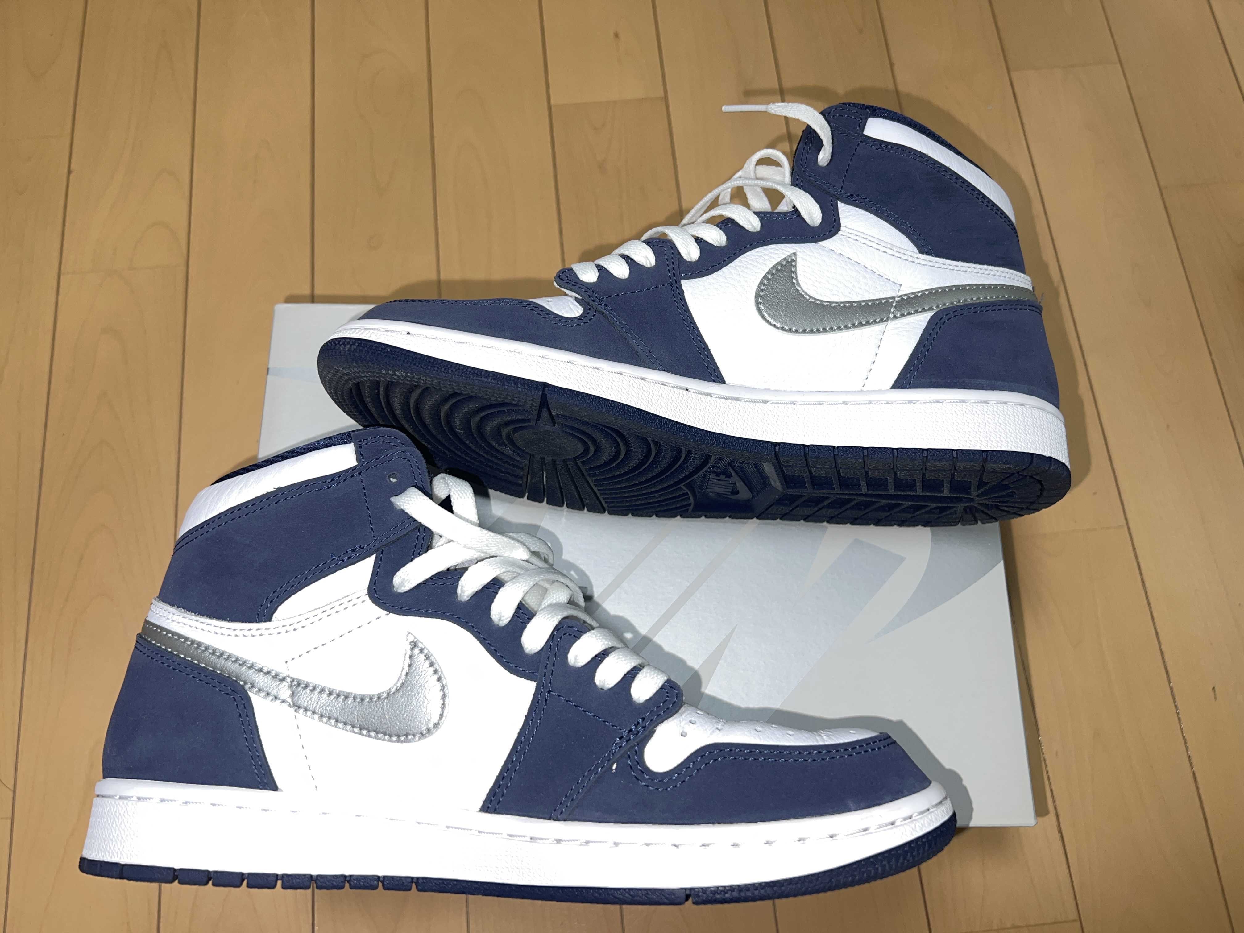 Nike Air Jordan 1 High OG CO.JP "White/Midnight Navy" (2020)(ブリーフケースなし)