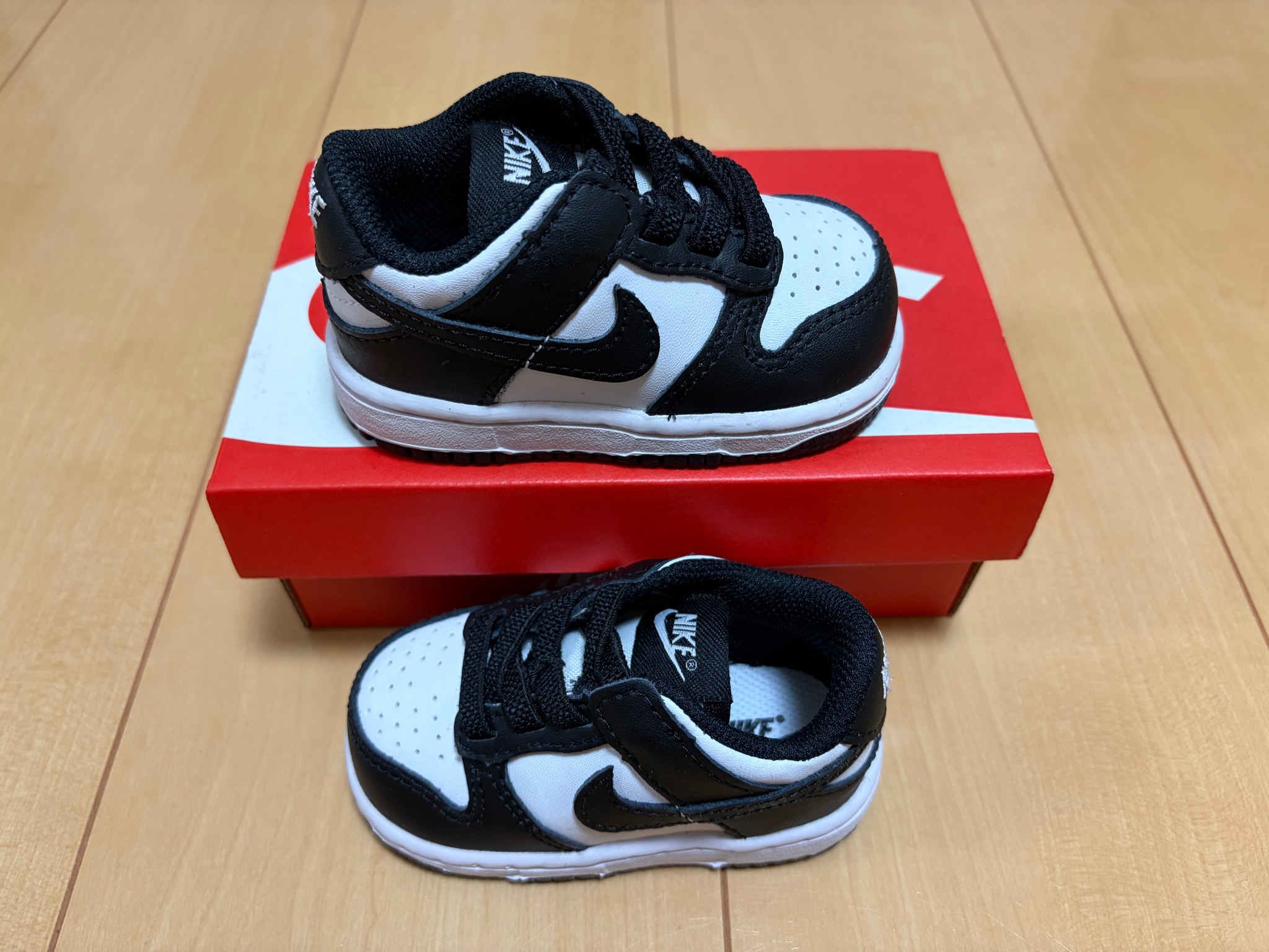 Nike TD Dunk Low "White/Black"