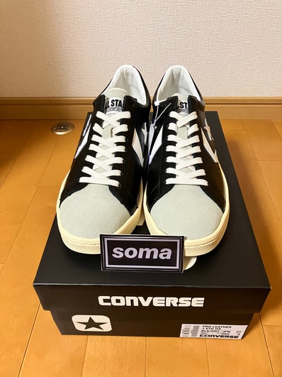 Converse Pro Leather J VTG OX 50th Anniversary "Black/Grey"